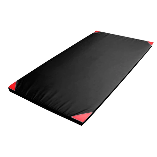 Protišmyková gymnastická žinenka inSPORTline Anskida T120 200x120x5 cm - čierno-modro-červená - čierno-modro-červená