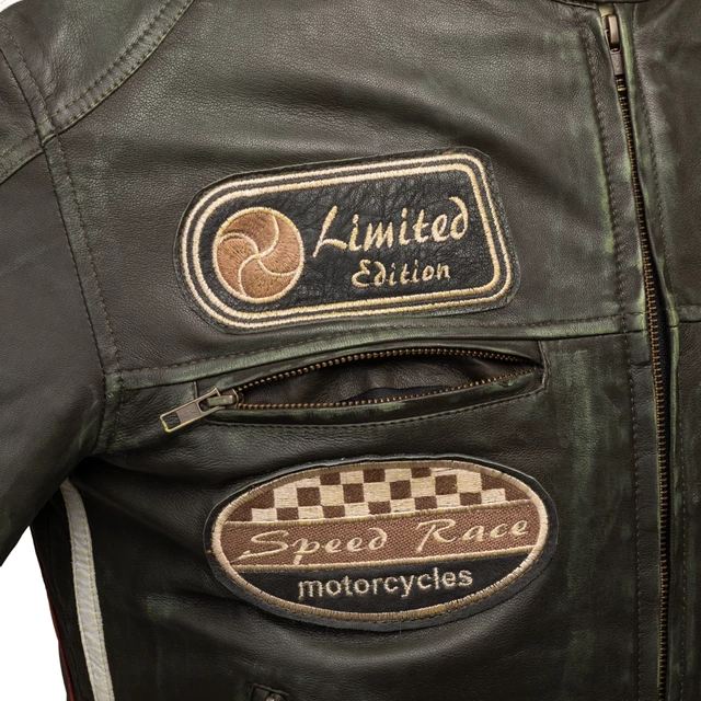 Men’s Leather Motorcycle Jacket B-STAR Zagiatto