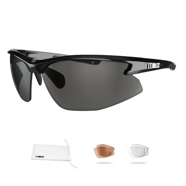 Sportowe okulary przeciwsłoneczne Bliz Motion+ - Czarny