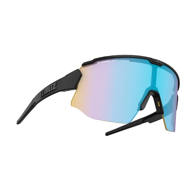 Sportowe okulary przeciwsłoneczne Bliz Breeze Nordic Light - Czarna Begonia - Czarny Koral