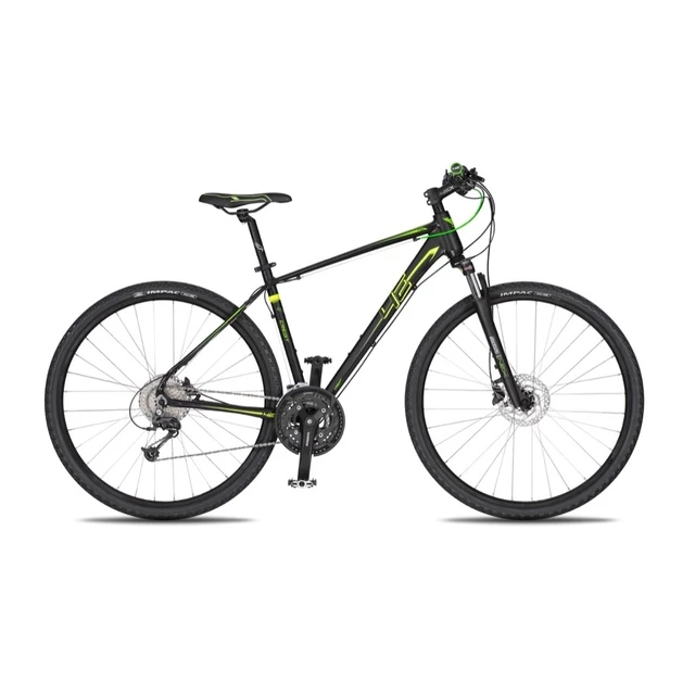 4EVER Credit Disc 28'' - Herren Cross Fahrrad Modell 2019 - schwarz-gelb