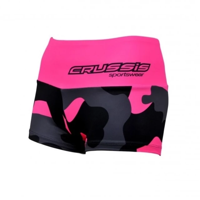 Ultra Short Leggings CRUSSIS Black-Pink