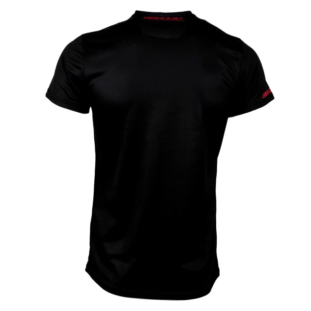 CRUSSIS Herren T-Shirt schwarz/Himbeere