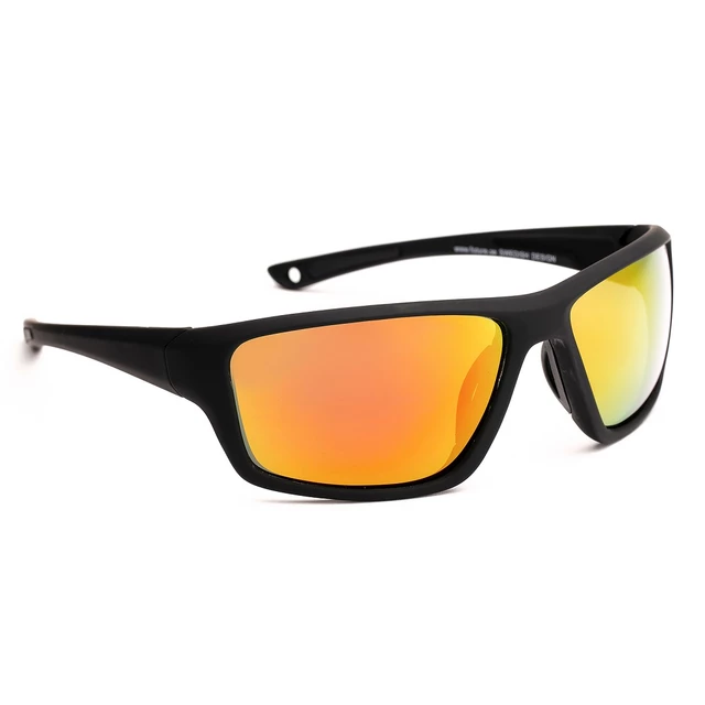 Sport napszemüveg Granite Sport 24 - fekete kék üveggel - fekete narancssárga lencse