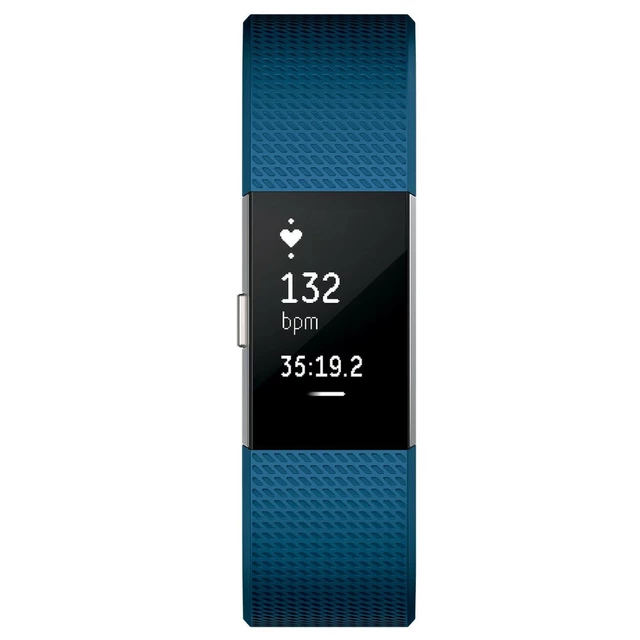 Fitness Tracker Fitbit Charge 2 Blue Silver