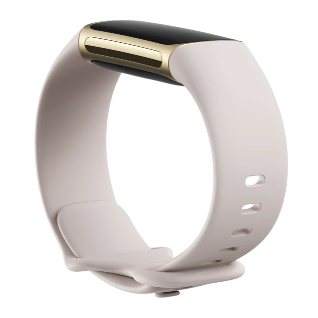Fitness náramok Fitbit Charge 5 Lunar White/Soft Gold Stainless Steel -  inSPORTline