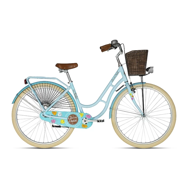 Városi kerékpár KELLYS CLASSIC DUTCH 28" - 2019-es modell - kék