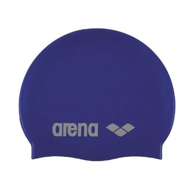 Plavecká čepice Arena Classic Silicone - černá - modrá