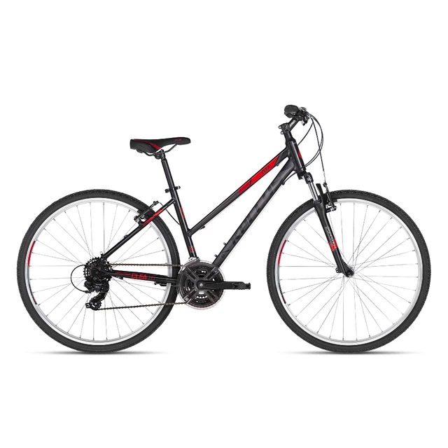 KELLYS CLEA 10 28'' - Damen-Cross-Fahrrad - Modell 2018 - Black Red - Black Red