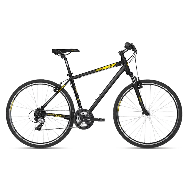 Pánsky crossový bicykel KELLYS CLIFF 30 28" - model 2018 - Black Yellow