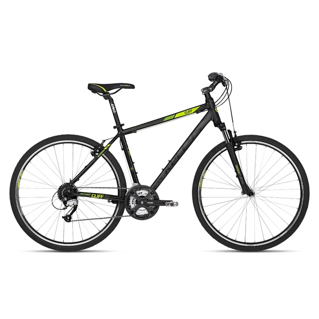 Pánsky crossový bicykel KELLYS CLIFF 70 28" - model 2018 - Black Green, 19"  - inSPORTline