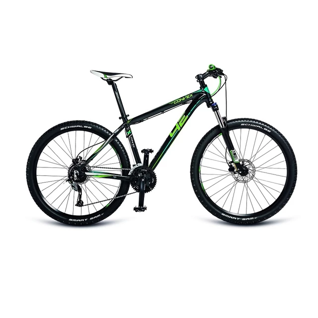 Horský bicykel 4EVER Convex 27,5'' - model 2017 - čierno-zelená