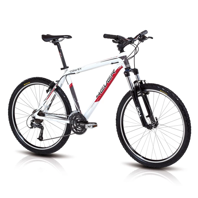 Mountain bike 4EVER Convex 2013 - V-brake - White/Red