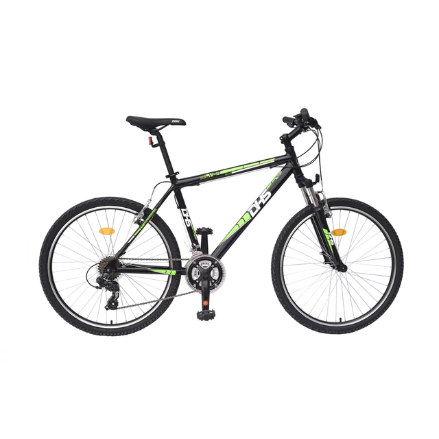Horský bicykel DHS Silver 2663 - model 2014 - čierno-zelená