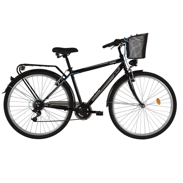 Trekingový bicykel DHS Citadinne 2833 28" - model 2017 - Black