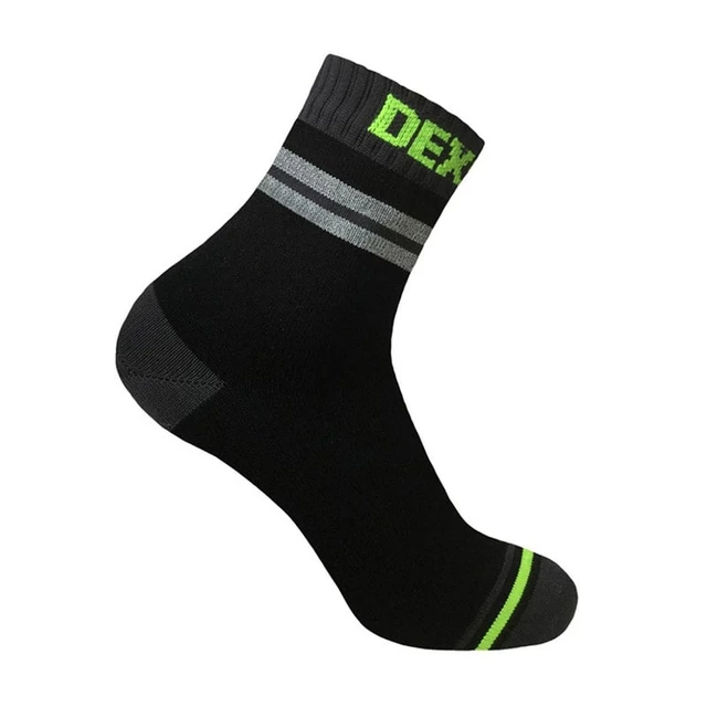 Nepromokavé ponožky DexShell Pro Visibility - Grey Stripe - Grey Stripe