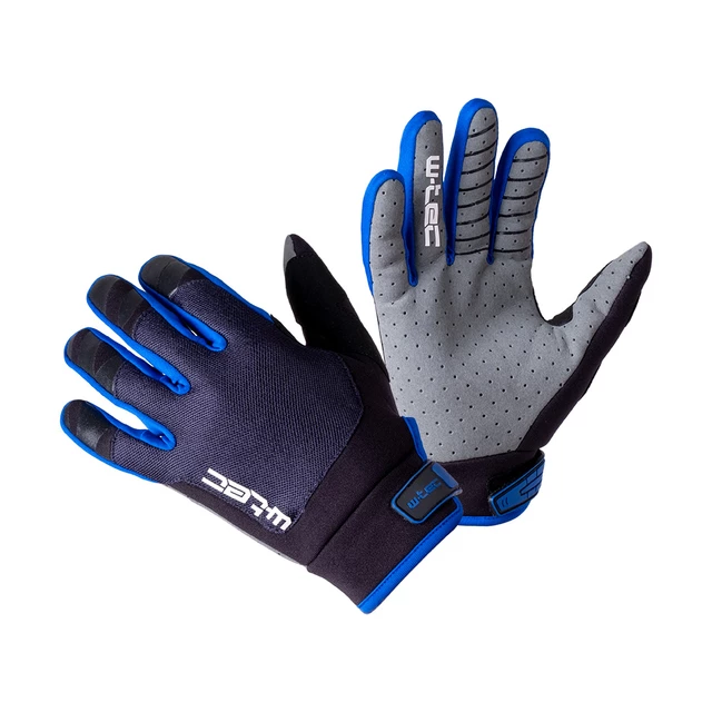 Detské motokrosové rukavice W-TEC Matosinos Kids - Black - blue