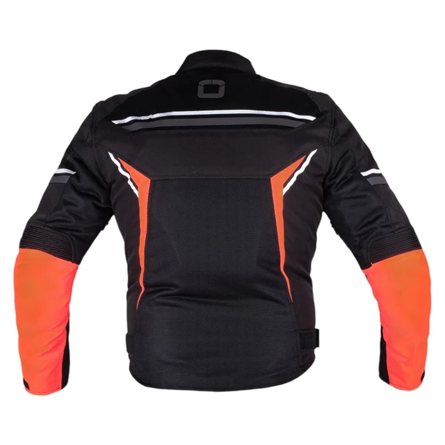 Men’s Motorcycle Jacket BOS Laganas - Black/Orange