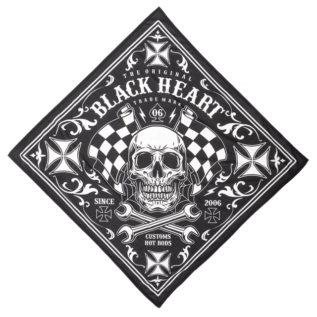 Chusta szal na szyję bandana W-TEC Black Heart Bandest - Starter