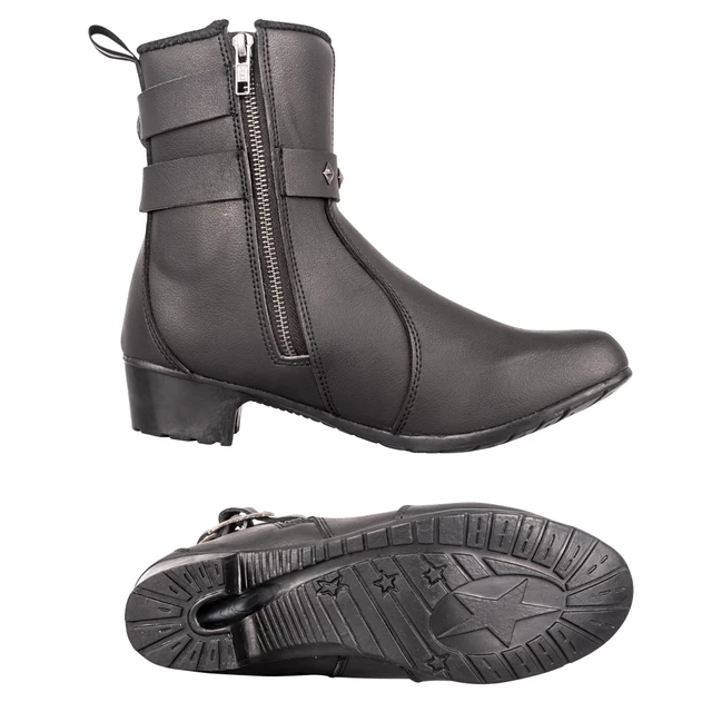 W-TEC Petronila Damen-Moto-Stiefel - schwarz