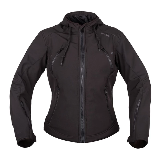 Women’s Softshell Motorcycle Jacket W-TEC Dyte - Black