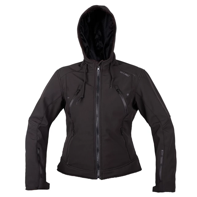 W-TEC Dyte Damen Softshell-Motorradjacke - schwarz