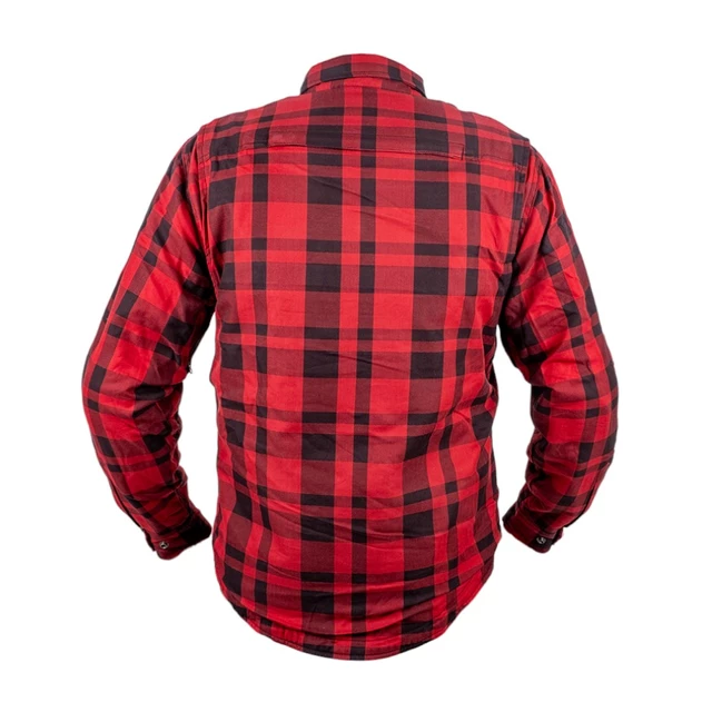 Motorcycle Shirt BOS Lumberjack - Impact Red