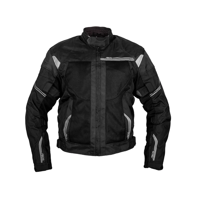 Nyári férfi motoros kabát BOS Hobart - fekete - fekete