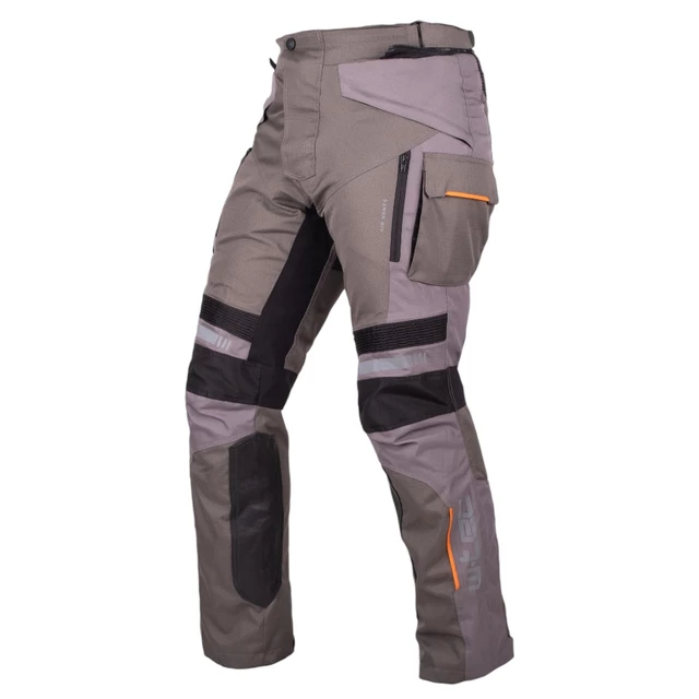 Motorcycle Pants W-TEC Smackton - Grey Orange