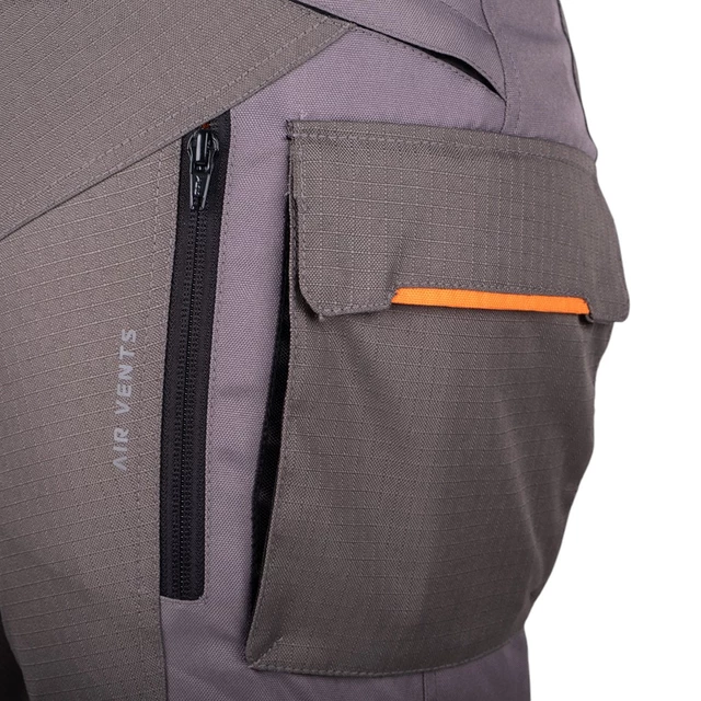 Motorcycle Pants W-TEC Smackton - Grey Orange