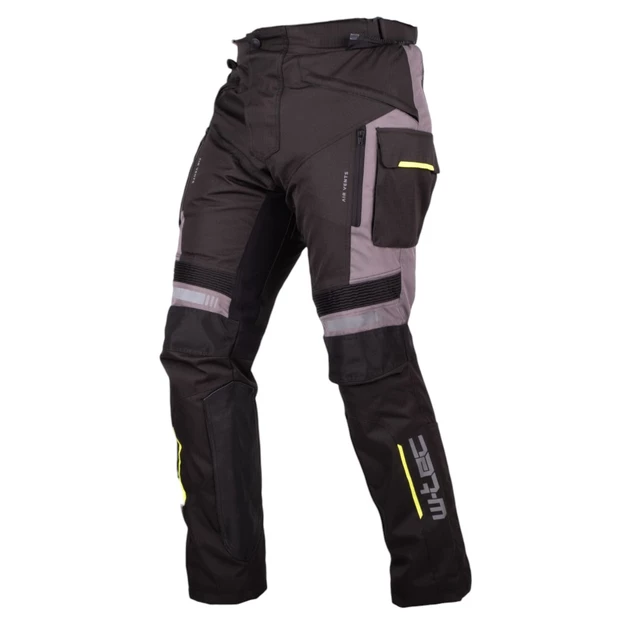 Motorcycle Pants W-TEC Smackton - Grey Orange