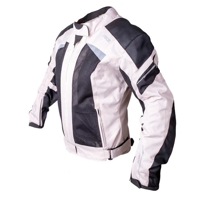 Nyári motoros kabát BOS Aylin - ezüstszürke