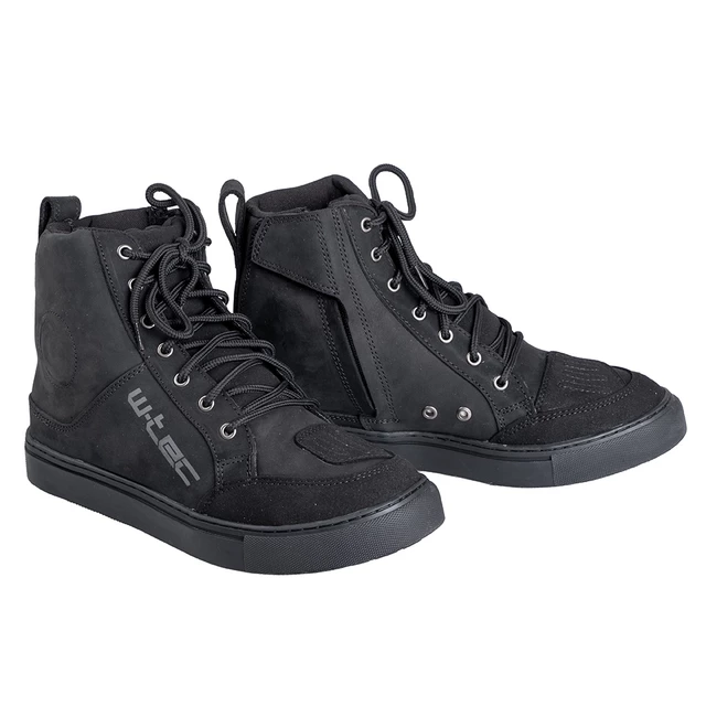 Motoros cipő W-TEC Sevendee - sötét szürke - fekete