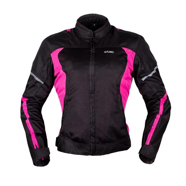 W-TEC Martix Lady Damen Sommer Moto Jacke - schwarz-rosa - schwarz-rosa