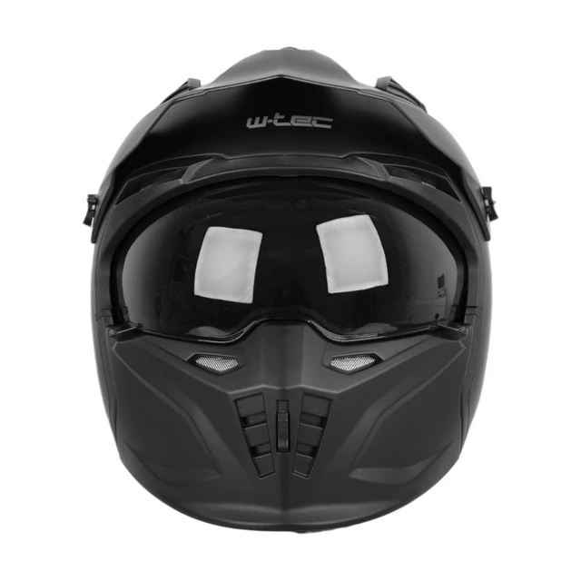 Kask motocyklowy modułowy W-TEC Badalone - Matt.czarny