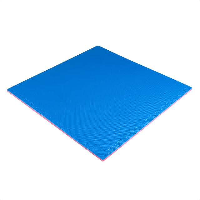 Puzzle tatami podložka inSPORTline Sazegul 100x100x2 cm - červeno-modrá