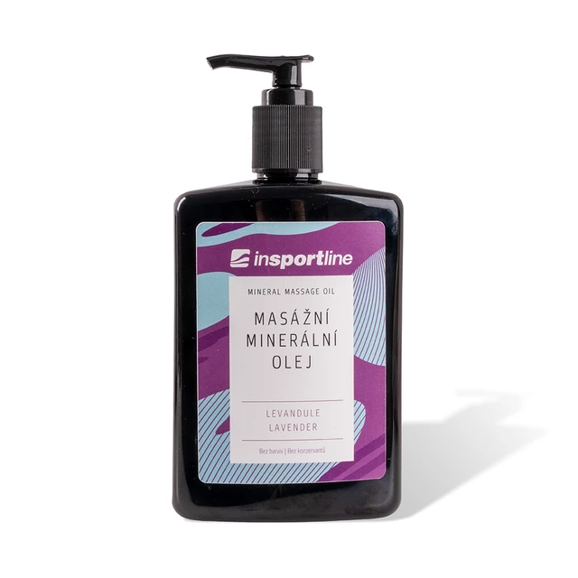 Mineral Massage Oil inSPORTline Lavender 500 ml