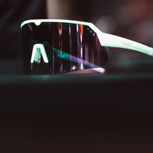Sports Sunglasses Tripoint Trerikesröset - Matt Black Smoke /w Blue Multi Cat.3