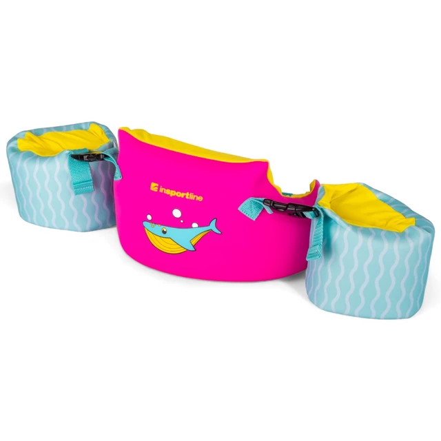 Dětský plovací top s rukávky 2v1 inSPORTline Banarito - růžová