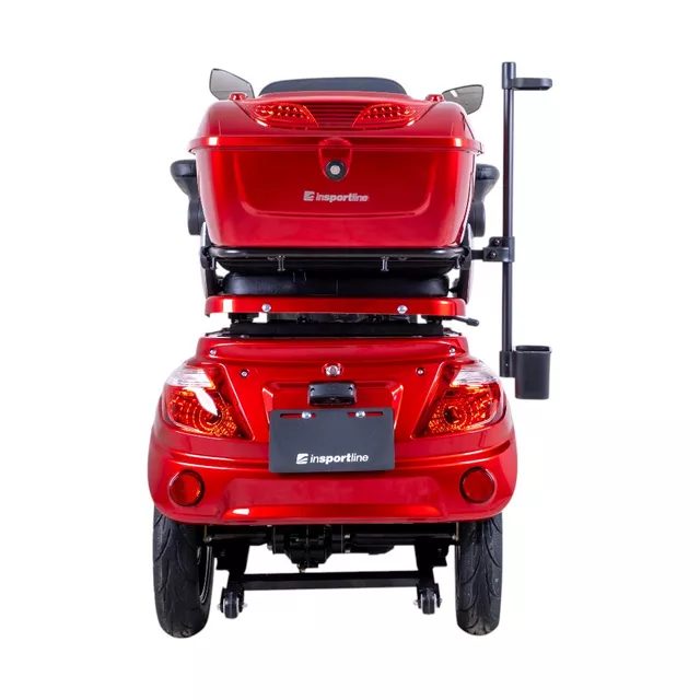 Two-Person Three-Wheel Electric Scooter inSPORTline Zorica Duo - Red