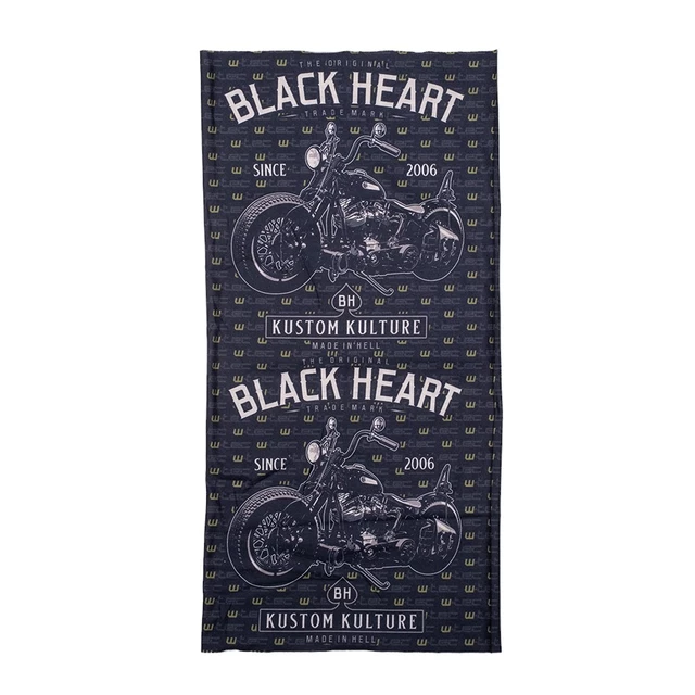 Multifunctional Neck Warmer W-TEC Black Heart Scarfest - Motorcycle - Motorcycle