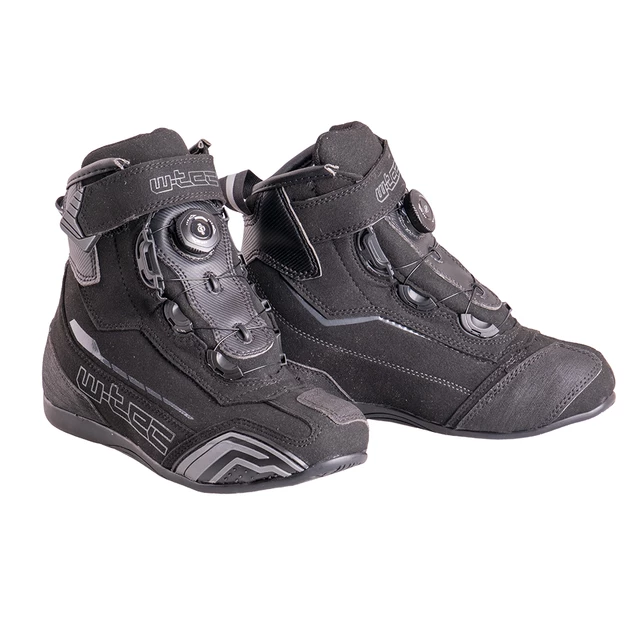 Dámske moto topánky W-TEC Karlaboa - čierno-šedá - čierno-šedá