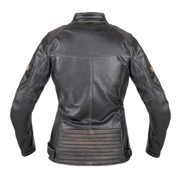 Women’s Leather Motorcycle Jacket W-TEC Lecia - Brown