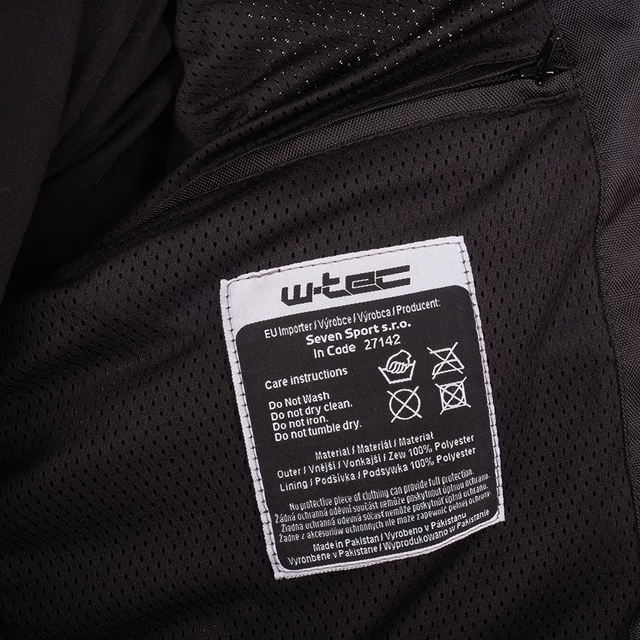 W-TEC Martix Sommer-Moto-Jacke - schwarz-gelb