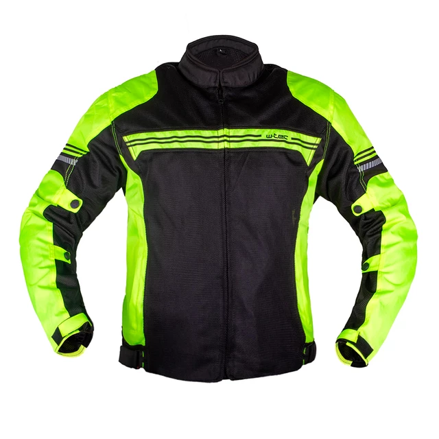 W-TEC Dexter Sommer-Motojacke - schwarz-grün - schwarz-grün