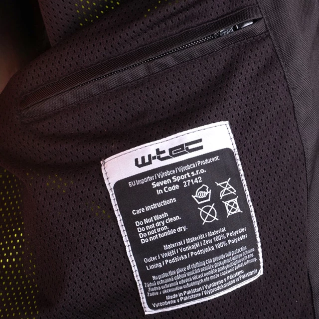 W-TEC Dexter Sommer-Motojacke - schwarz-grün