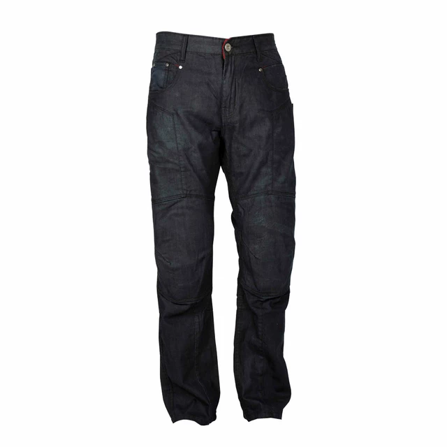 Męskie jeansowe spodnie motocyklowe W-TEC Roadsign - Czarny