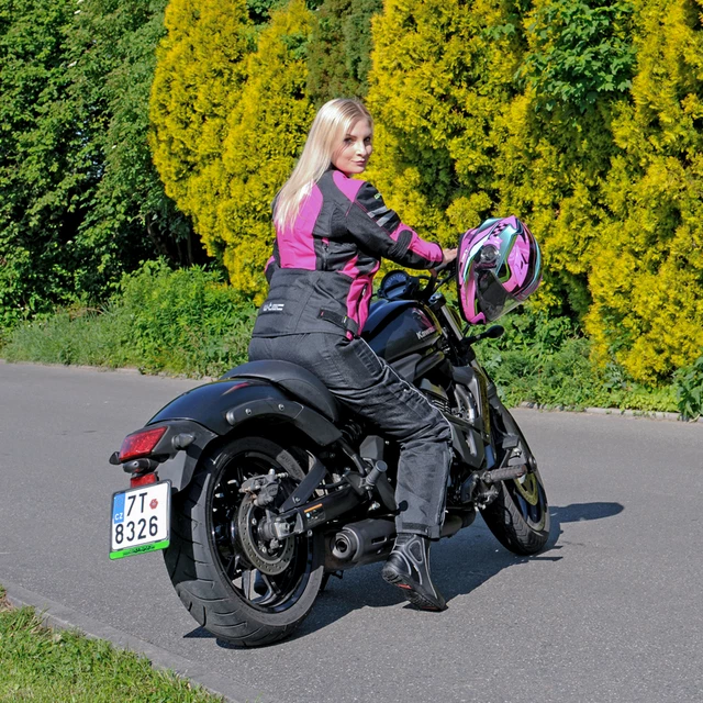 Nyitható motoros bukósisak W-TEC YM-925 Magenta - rózsaszín-fekete