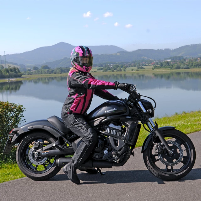 Nyitható motoros bukósisak W-TEC YM-925 Magenta - rózsaszín-fekete