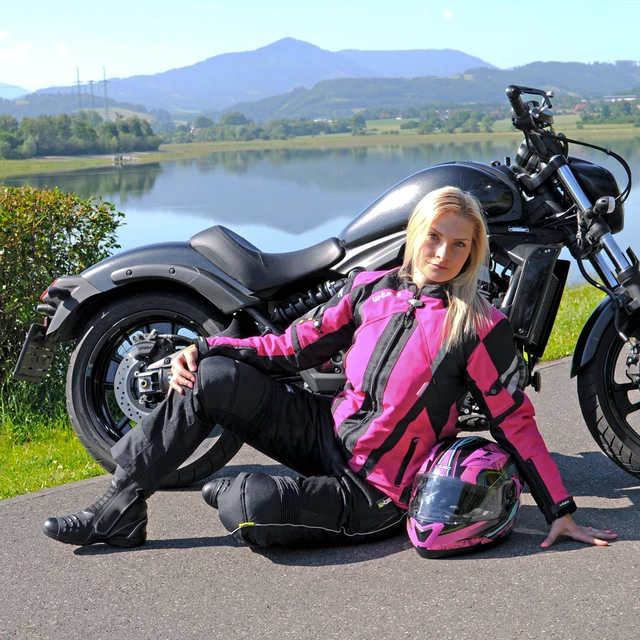 Výklopná moto přilba W-TEC YM-925 Magenta - L (59-60)